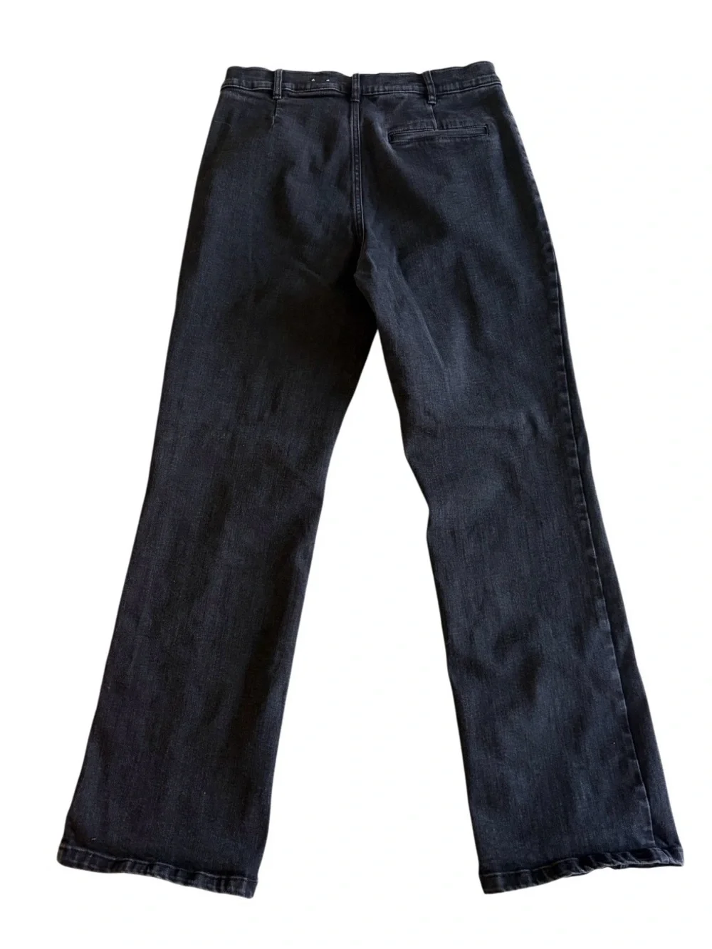J. McLaughlin Emmie Bootcut High Rise Black Wash Denim Jeans Size 8 Stretch